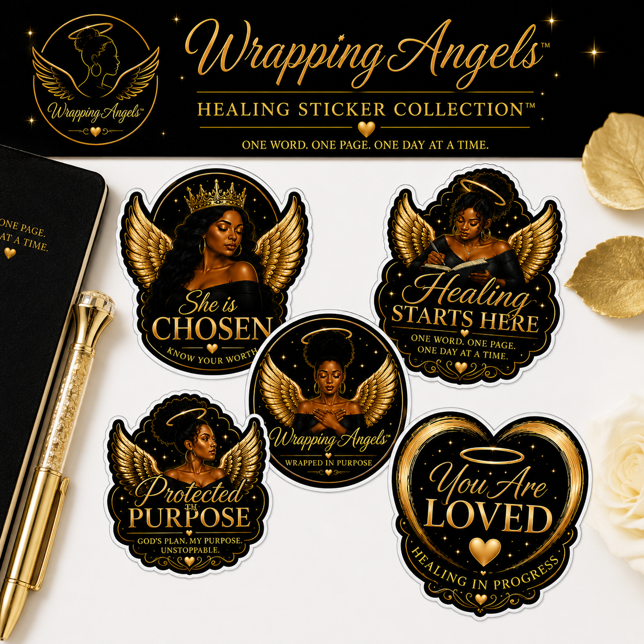 Wrapping Angels™ Sticker Collection