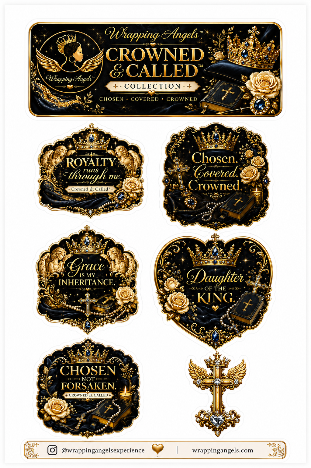 Crowned & Called Sticker Collection