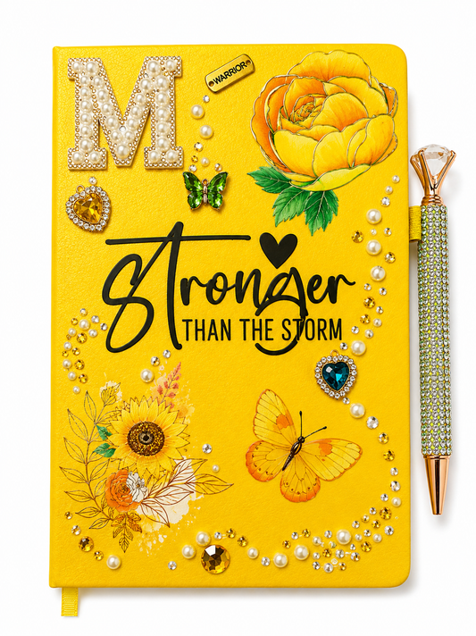Stronger Than the Storm Personalized Handcrafted Journal